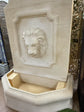 Cesare Large Lion Water Wall Sandstone Cement Fibre Tall Fountain