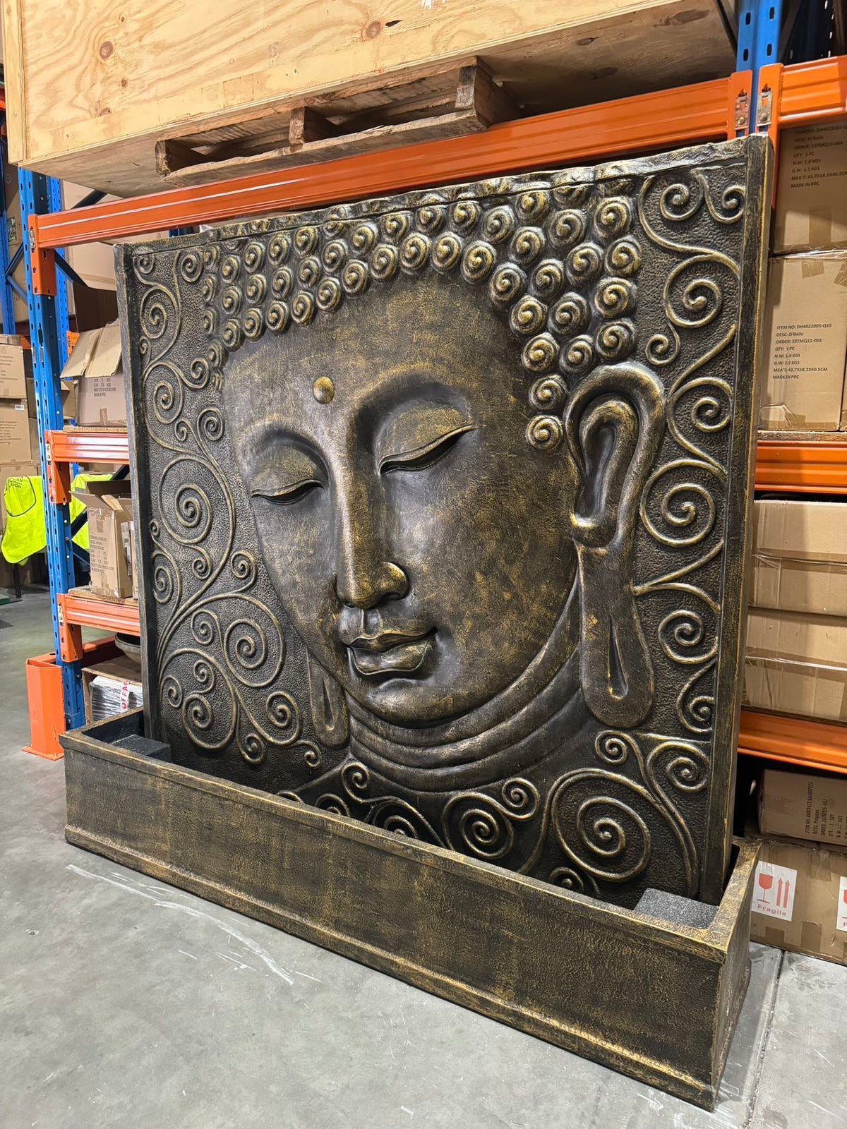 Saigon Extra Large Masterpiece Buddha Water Wall