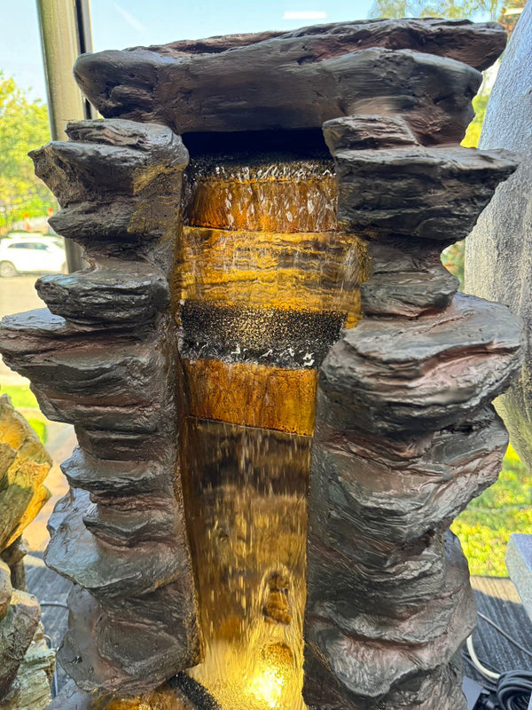 Rapid Falls Driftwood Fountain Volcanic Rocks