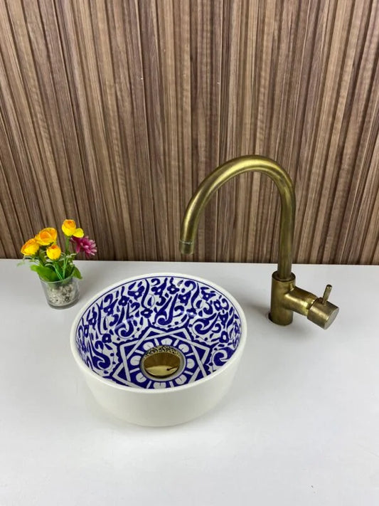 Moroccan Multicolor Bathroom Ceramic Vessel Sink – New Collection