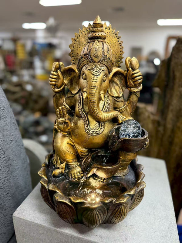 Prosperity Ganesh Tabletop Water Feature 