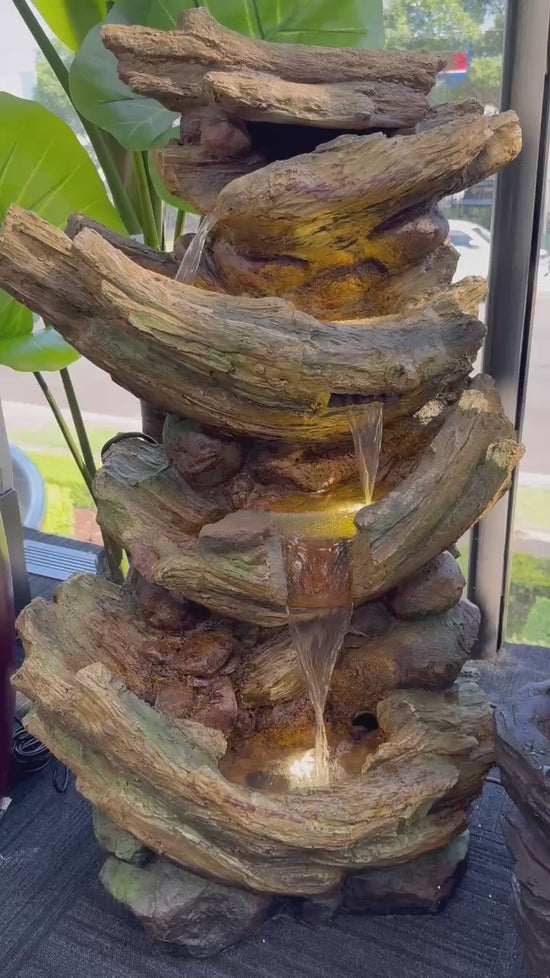 Albuquerque Tree Trunk Nature Fountain True Colours Sublime Sound Water Feature