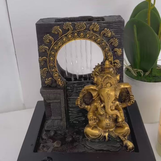 Blessing Ganesh Water Feature Summer