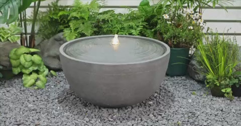 Glorenza Round Solar Fountain