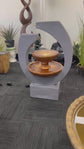 Sanur Modern Abstract Water Feature Design Multi Drop Copper Colour