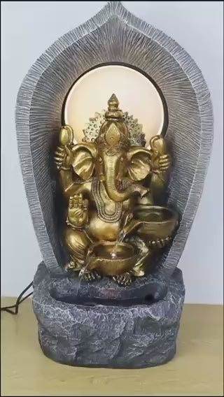 Vinayaka Ganesh Tabletop  Water Feature 62cm