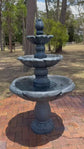 Kasba Copper Effect 4-Tier Solar Water Fountain