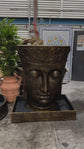 Lorong Masterpiece Buddha Head Water Feature with Square Pond Base