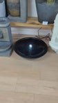Rueda Black Round Water Feature Fountain