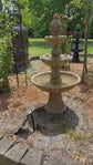 Tiburtina 3-Tier Solar or Electric Water Fountain