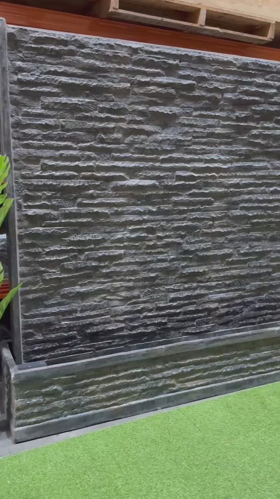 Eden Granite Look Water Wall Outdoor GRC Made Rock Outdoor Fountain