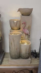 Nerja Flamingo Bird Multi Drop Water Feature