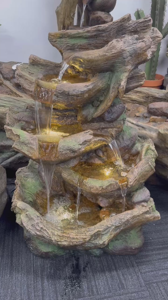 Costa Blanca Crossing Cascade River Driftwood Fountain