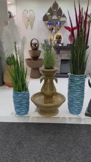 Olivenza Swans Water Feature Italian Heritage Design Fountain