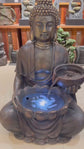 Courage Buddha Tabletop  Water Feature 90cm Tall Outdoor Fountain Unique Colour