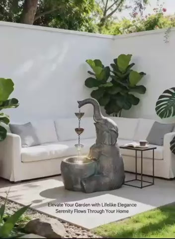 Elephant Water Feature