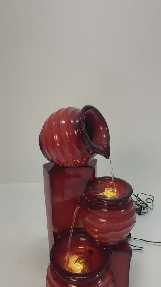 Mazarron Fountain ceramic effect burnt cinnamon colour ETA 18 April