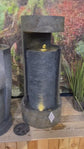 Mungara Curtain Water Feature with Top Pedestal Fountain