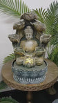 Calmness Buddha Tabletop  Water Feature 56cm Tall Indoor Fountain Unique Colour