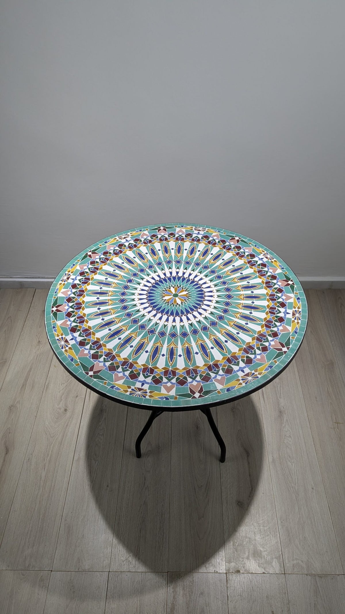 Handmade Moroccan Zellige Mosaic Table — MT0012