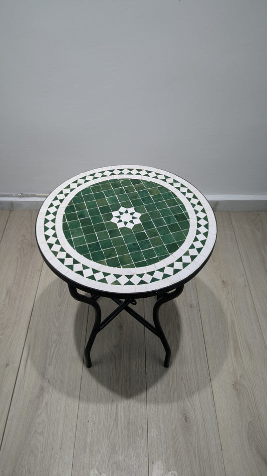 Handmade Moroccan Zellige Mosaic Table — MT0014
