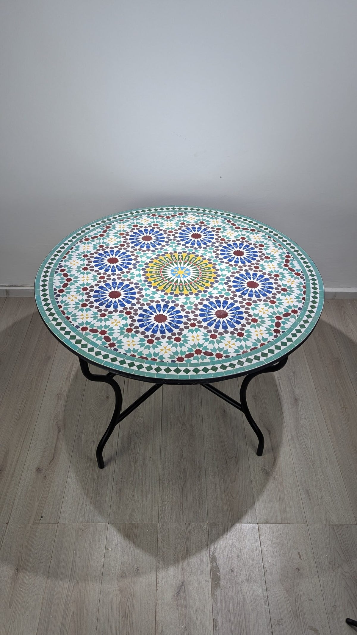 Handmade Moroccan Zellige Mosaic Table — MT0006