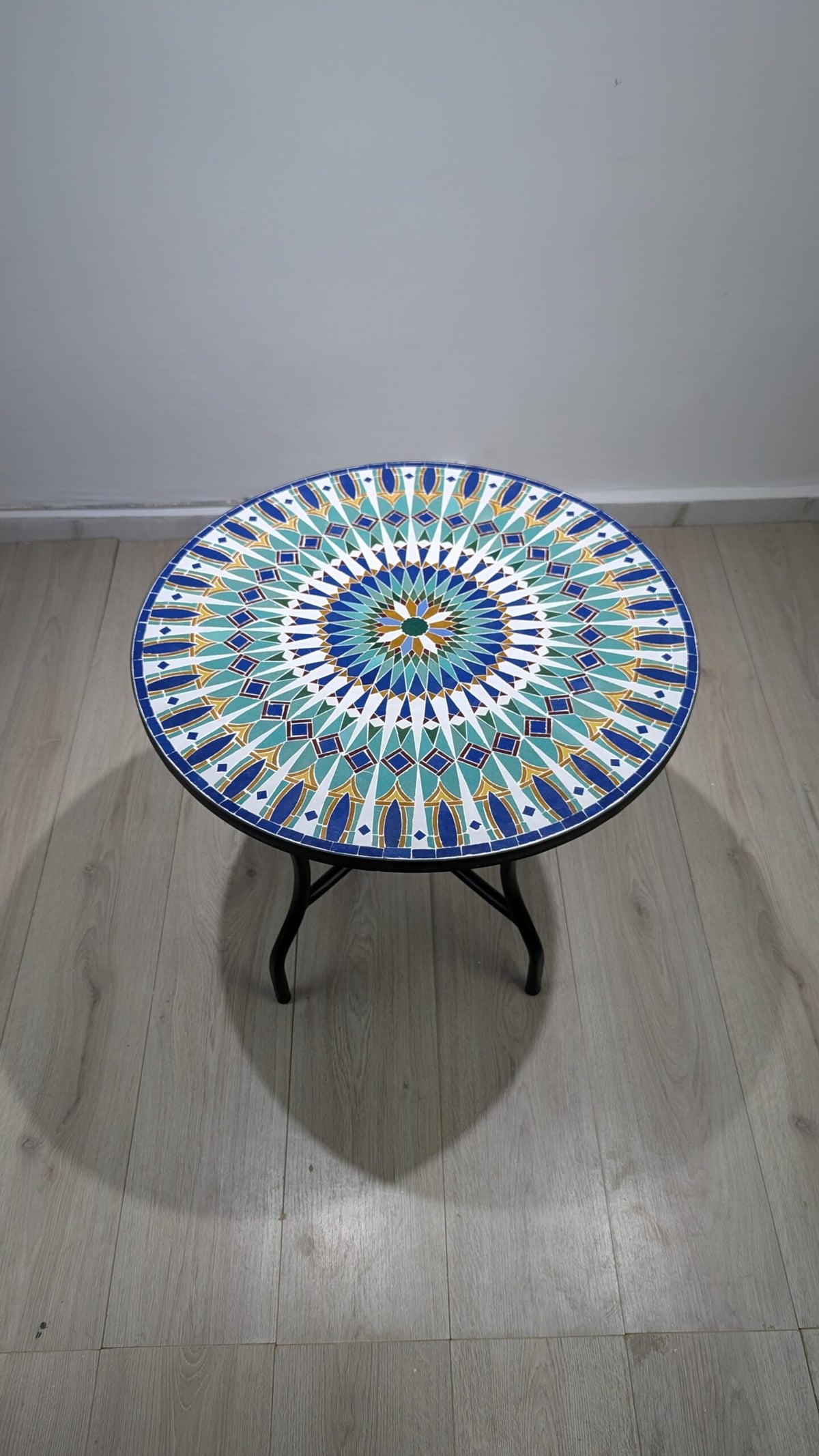 Handmade Moroccan Zellige Mosaic Table — MT0008