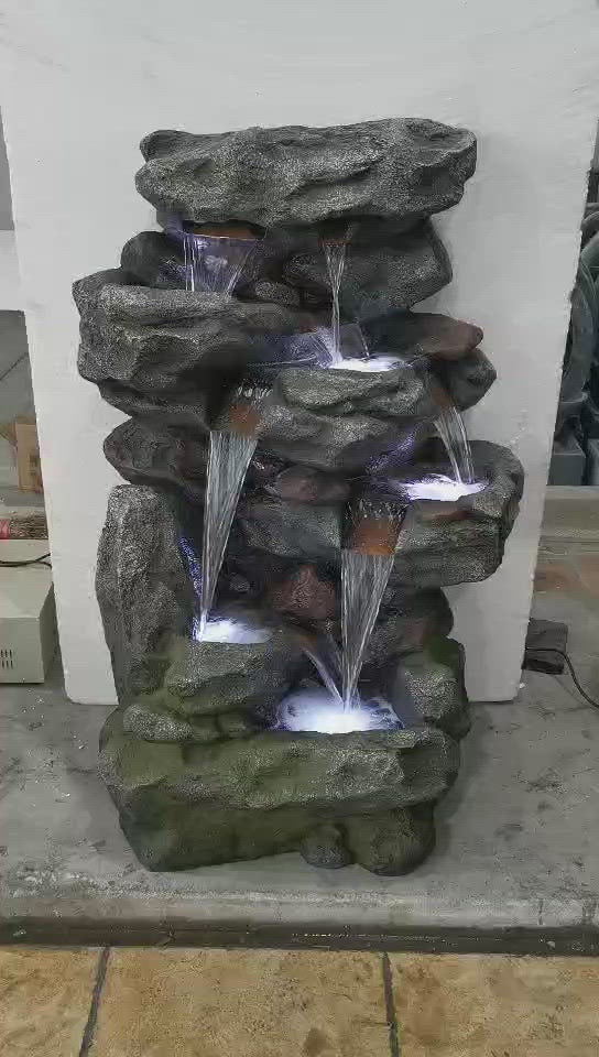 Yoshimite Falls Cascading Rock Fountain