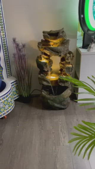 FERVENZA Rock Falls Fountain