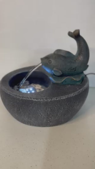 Pescador Fish Water Feature Spout Fountain