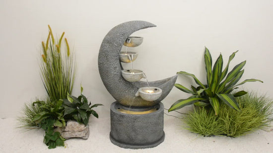 Luna Abstract Rain Water Feature New Summer 2021