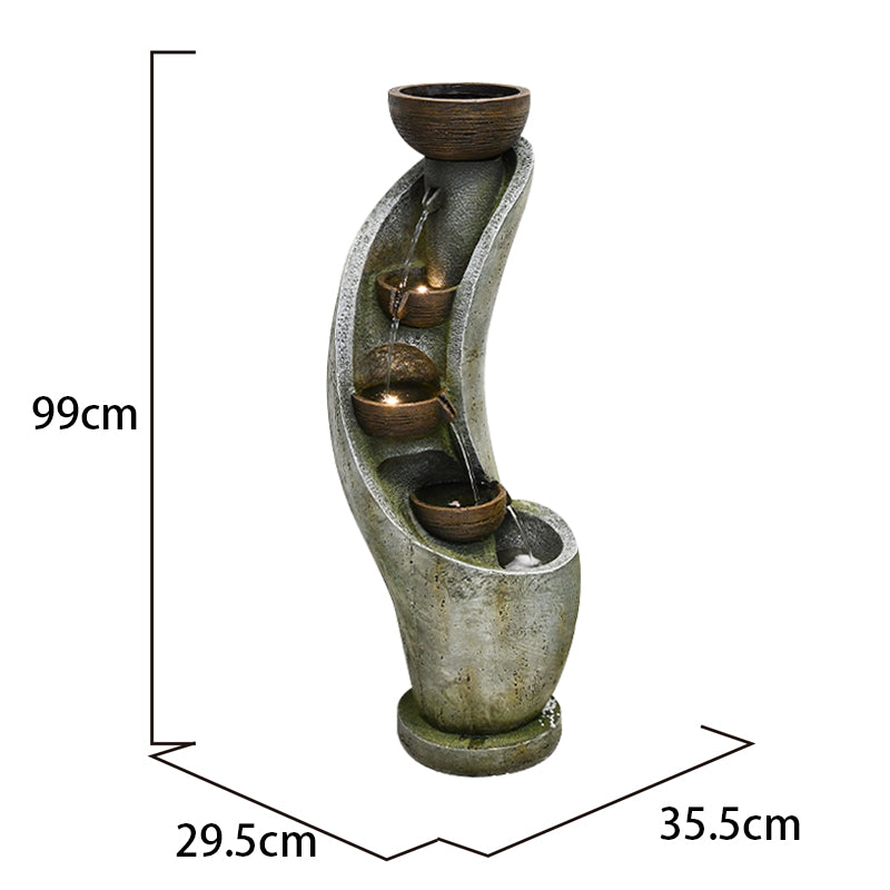 Maji in-house Design Multi Drop Fountain