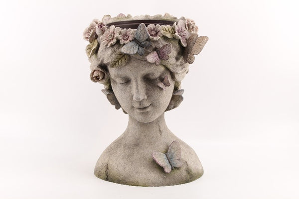 Bonita Fairy Lady Butterflies & Flowers Planter