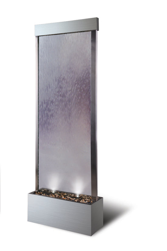 Carthage Glass Stainless Steel Fountain