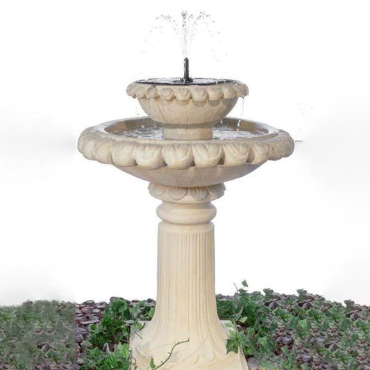 Clarita Solar Bird Bath Fountain