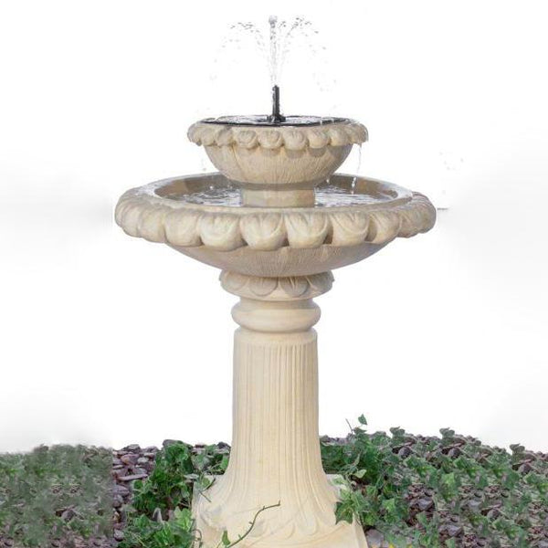 Clarita Solar Bird Bath Fountain