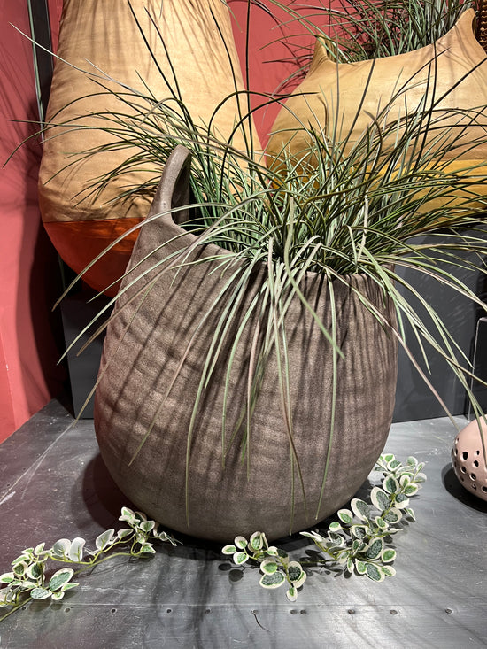 Sahara Basket Planter Outdoor Stone Designer Series Sept 2022
