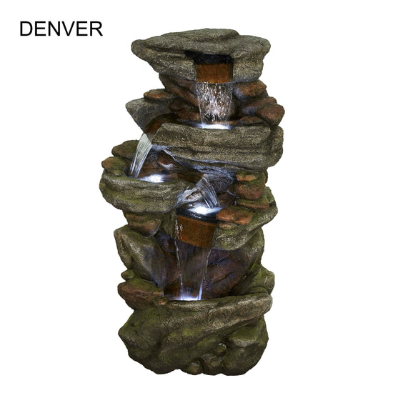 Denver Cascading Rock Fountain
