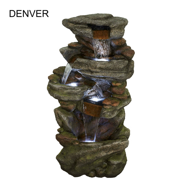 Denver Cascading Rock Fountain