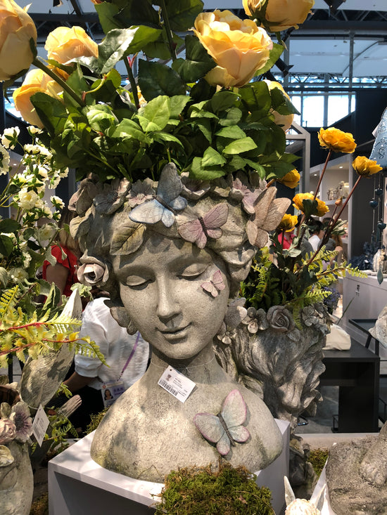 Bonita Fairy Lady Butterflies & Flowers Planter