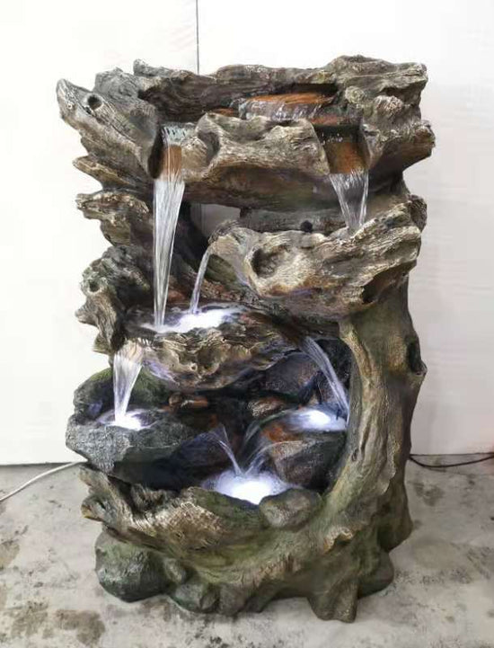 Sutherland Falls Natural Looking Woodland Design Water Feature