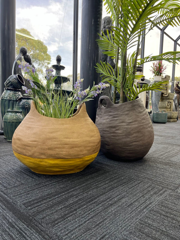 Nomad Basket Planter Outdoor Stone Designer Series Sept 2022