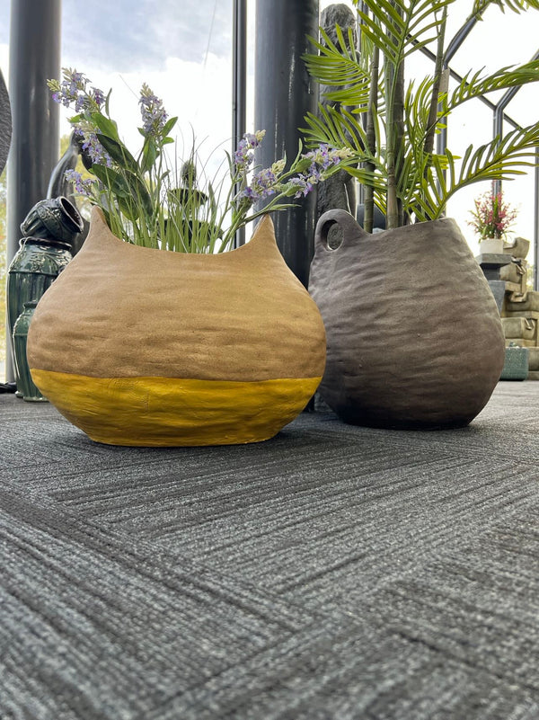 Nomad Basket Planter Outdoor Stone Designer Series Sept 2022