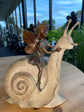 Marecana Pixie on Snail Décor Ornament
