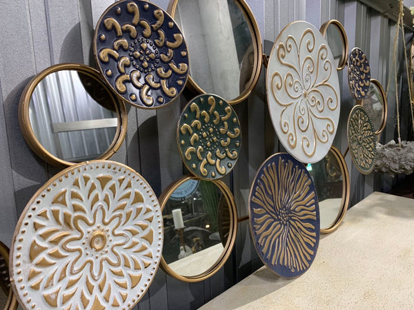 Nube Mirror Metal Wall Art
