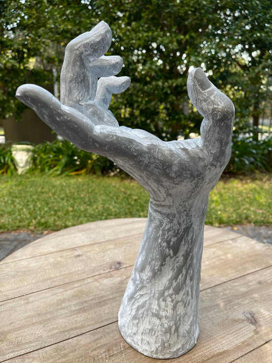 MANOS Unique Hand Design Jewellery Stand & Symbol of Love & Hope