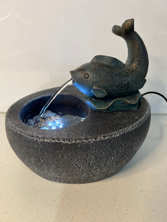 Pescador Fish Water Feature Spout Fountain