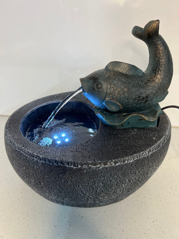 Pescador Fish Water Feature Spout Fountain