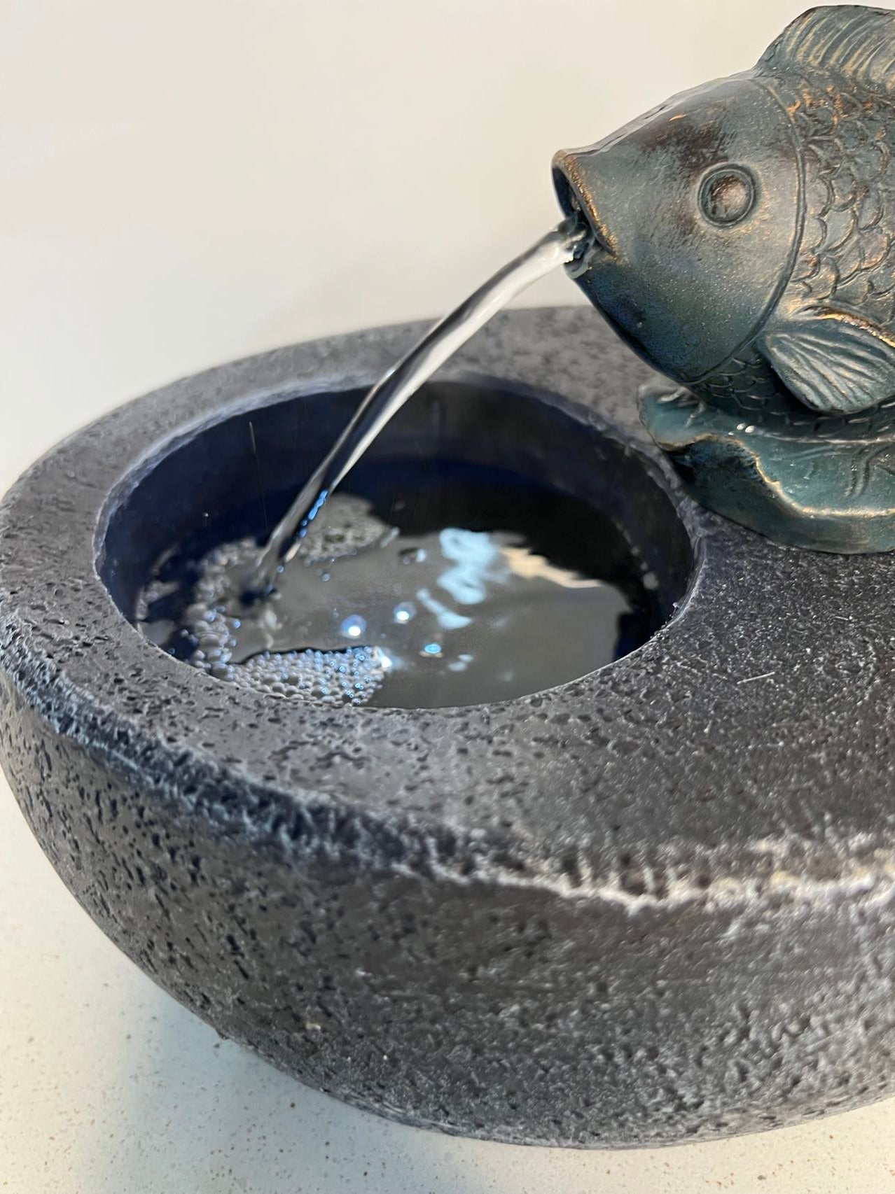 Pescador Fish Water Feature Spout Fountain