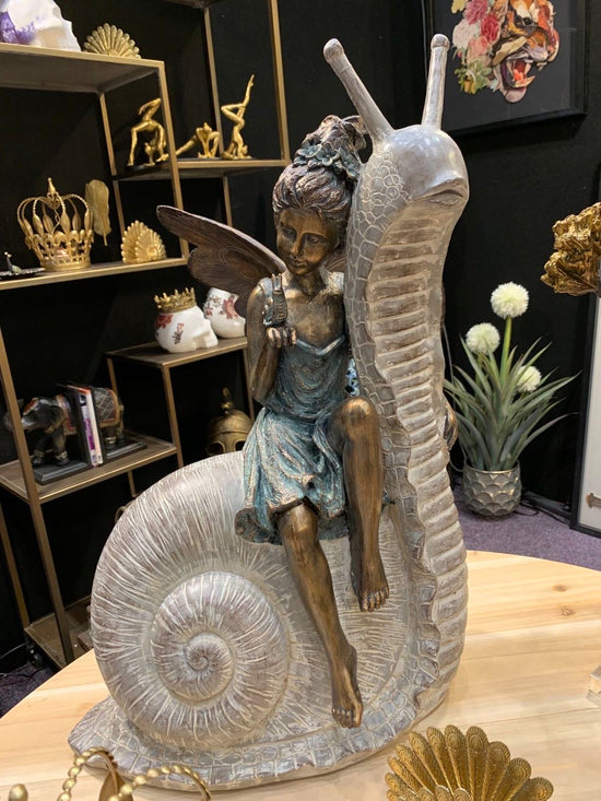 Favola Fairy on Snail Décor Ornament